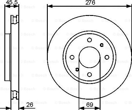 BOSCH 0 986 479 471 - Kočioni disk www.molydon.hr