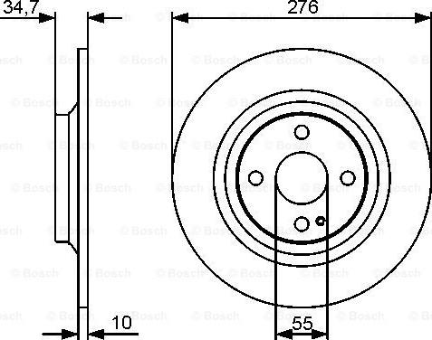 BOSCH 0 986 479 473 - Kočioni disk www.molydon.hr