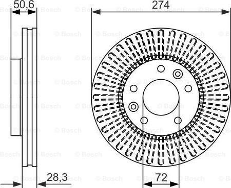 BOSCH 0 986 479 599 - Kočioni disk www.molydon.hr