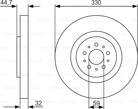 BOSCH 0 986 479 593 - Kočioni disk www.molydon.hr