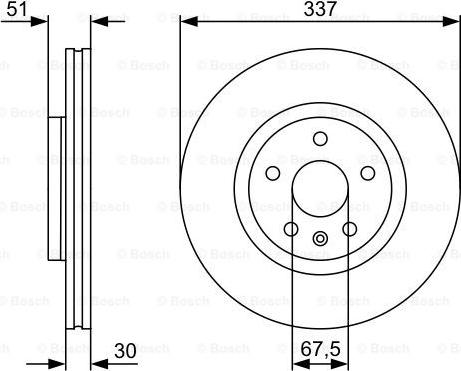 BOSCH 0 986 479 545 - Kočioni disk www.molydon.hr