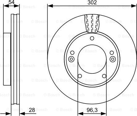 BOSCH 0 986 479 540 - Kočioni disk www.molydon.hr