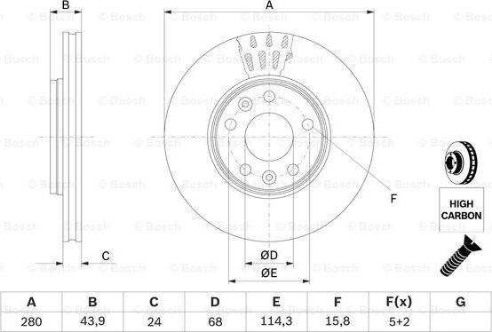 BOSCH 0 986 479 553 - Kočioni disk www.molydon.hr