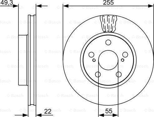 BOSCH 0 986 479 564 - Kočioni disk www.molydon.hr