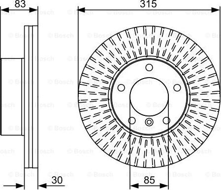 BOSCH 0 986 479 568 - Kočioni disk www.molydon.hr