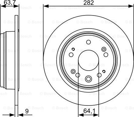 BOSCH 0 986 479 505 - Kočioni disk www.molydon.hr