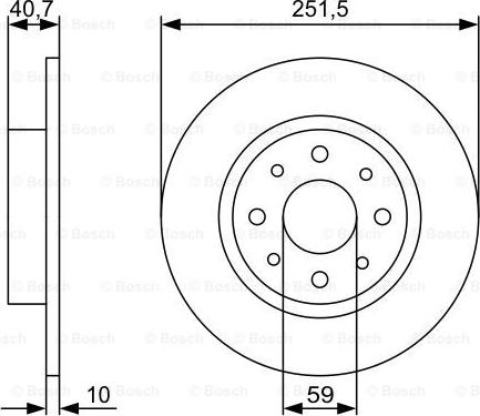 BOSCH 0 986 479 502 - Kočioni disk www.molydon.hr