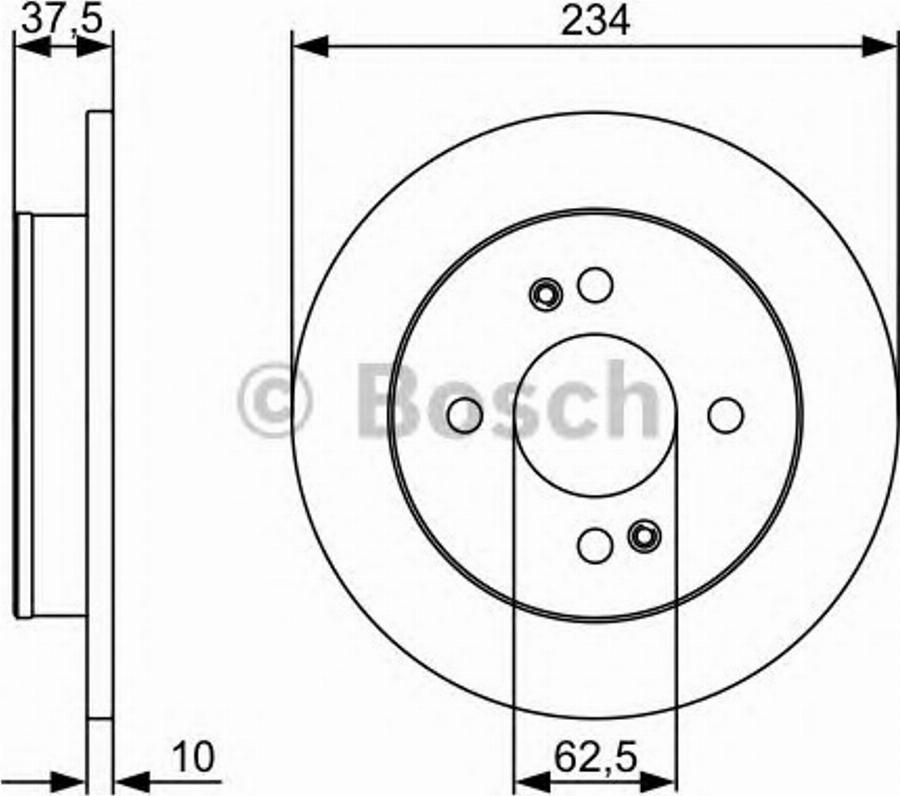 BOSCH 0986479507 - Kočioni disk www.molydon.hr