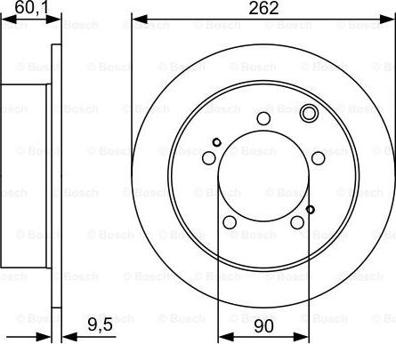 BOSCH 0 986 479 512 - Kočioni disk www.molydon.hr