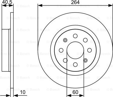 BOSCH 0 986 479 517 - Kočioni disk www.molydon.hr