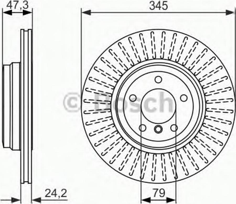 BOSCH 0986479585 - Kočioni disk www.molydon.hr