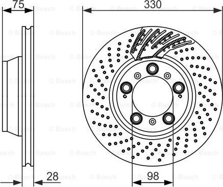 BOSCH 0 986 479 581 - Kočioni disk www.molydon.hr