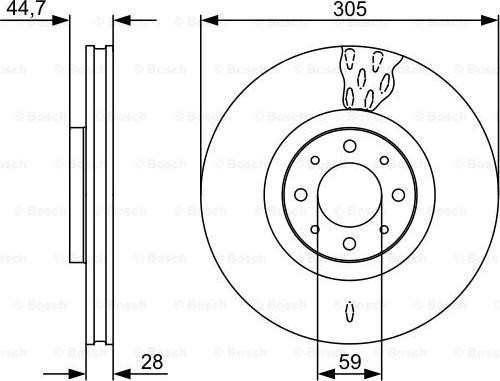 BOSCH 0 986 479 530 - Kočioni disk www.molydon.hr