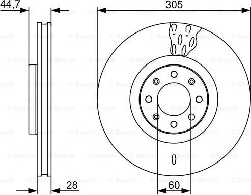 BOSCH 0 986 479 531 - Kočioni disk www.molydon.hr