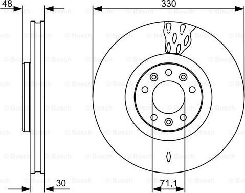 BOSCH 0 986 479 529 - Kočioni disk www.molydon.hr