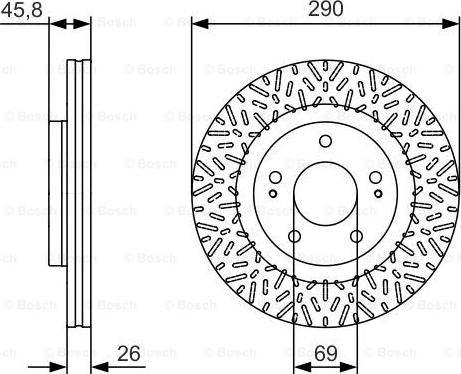 BOSCH 0 986 479 527 - Kočioni disk www.molydon.hr