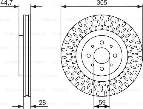 BOSCH 0 986 479 570 - Kočioni disk www.molydon.hr