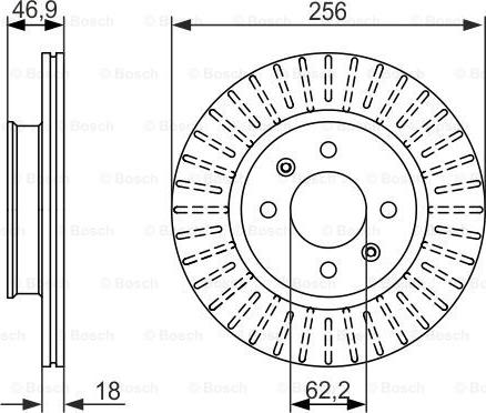 BOSCH 0 986 479 577 - Kočioni disk www.molydon.hr