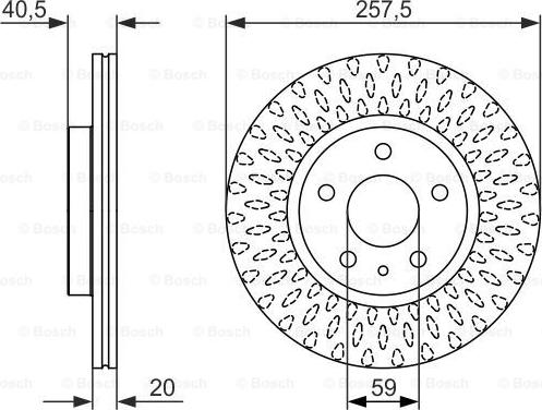 BOSCH 0 986 479 647 - Kočioni disk www.molydon.hr