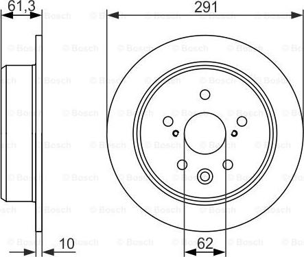 BOSCH 0 986 479 657 - Kočioni disk www.molydon.hr