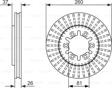 BOSCH 0 986 479 605 - Kočioni disk www.molydon.hr