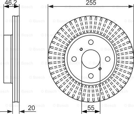 BOSCH 0 986 479 616 - Kočioni disk www.molydon.hr