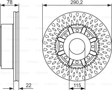 BOSCH 0 986 479 610 - Kočioni disk www.molydon.hr