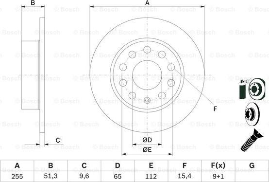 BOSCH 0 986 479 099 - Kočioni disk www.molydon.hr