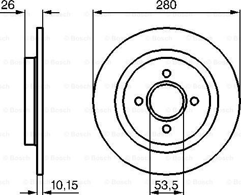 BOSCH 0 986 479 049 - Kočioni disk www.molydon.hr