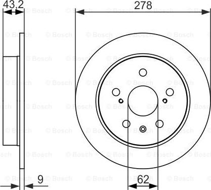 BOSCH 0 986 479 047 - Kočioni disk www.molydon.hr