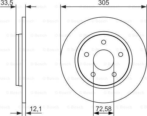 BOSCH 0 986 479 050 - Kočioni disk www.molydon.hr