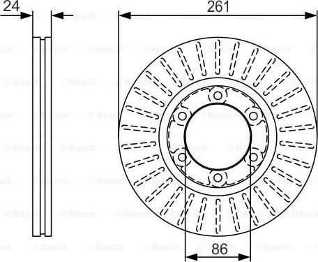 BOSCH 0 986 479 053 - Kočioni disk www.molydon.hr