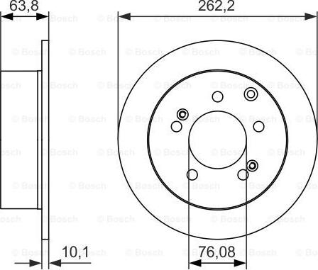 BOSCH 0 986 479 061 - Kočioni disk www.molydon.hr