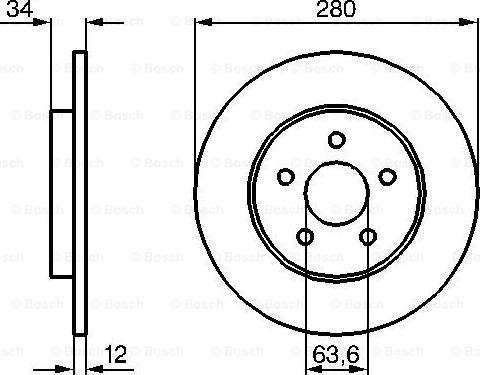 BOSCH 0 986 479 068 - Kočioni disk www.molydon.hr