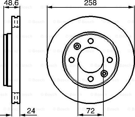 BOSCH 0 986 479 008 - Kočioni disk www.molydon.hr