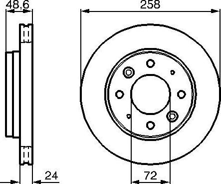 BOSCH 0 986 479 019 - Kočioni disk www.molydon.hr