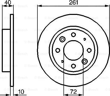 BOSCH 0 986 479 018 - Kočioni disk www.molydon.hr