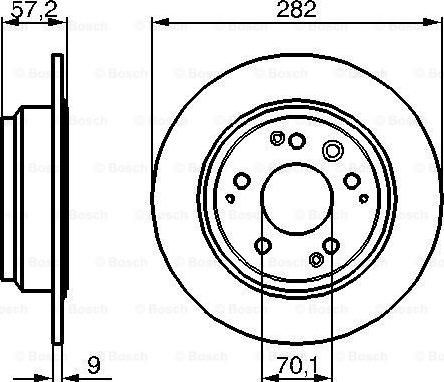 BOSCH 0 986 479 017 - Kočioni disk www.molydon.hr