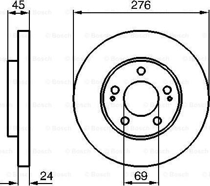 BOSCH 0 986 479 035 - Kočioni disk www.molydon.hr