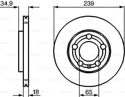 BOSCH 0 986 479 036 - Kočioni disk www.molydon.hr