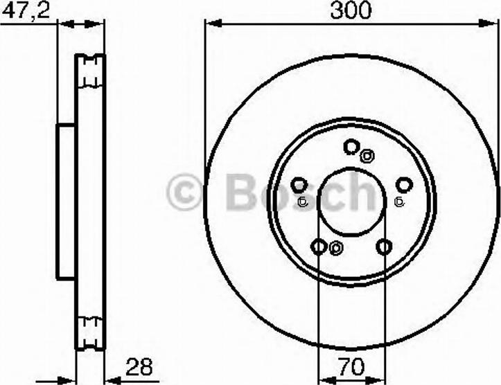 BOSCH 0 986 479 032 - Kočioni disk www.molydon.hr