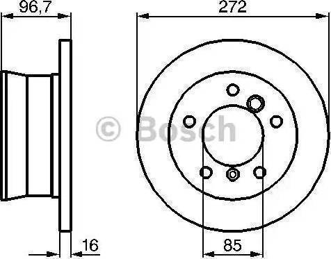 BOSCH 0 986 479 074 - Kočioni disk www.molydon.hr