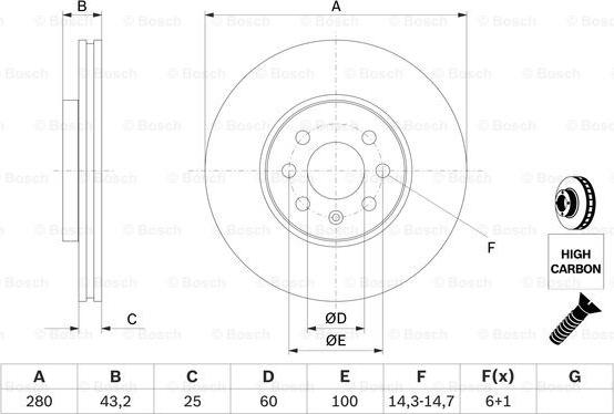 BOSCH 0 986 479 077 - Kočioni disk www.molydon.hr