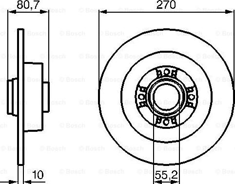 BOSCH 0 986 479 196 - Kočioni disk www.molydon.hr