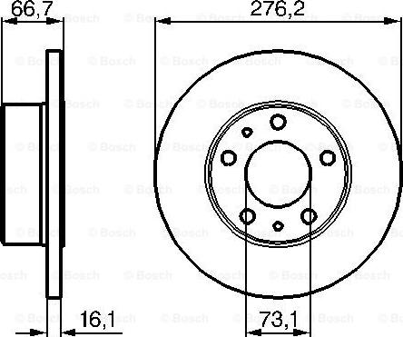 BOSCH 0 986 479 161 - Kočioni disk www.molydon.hr