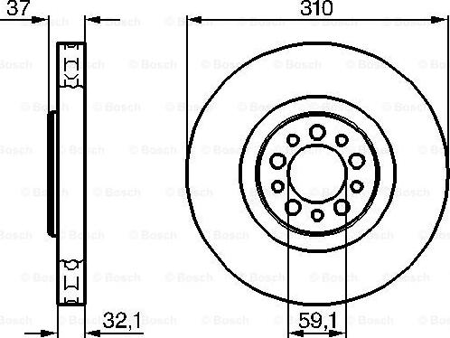 BOSCH 0 986 479 168 - Kočioni disk www.molydon.hr