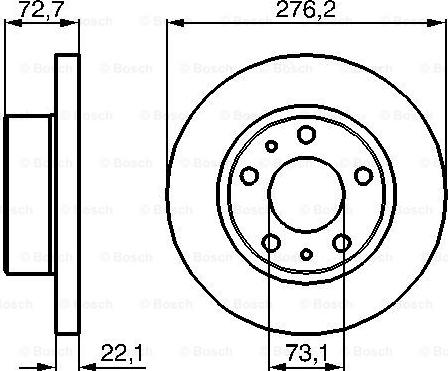 BOSCH 0 986 479 162 - Kočioni disk www.molydon.hr