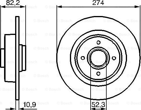 BOSCH 0 986 479 108 - Kočioni disk www.molydon.hr