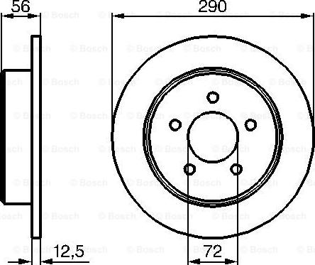 BOSCH 0 986 479 102 - Kočioni disk www.molydon.hr