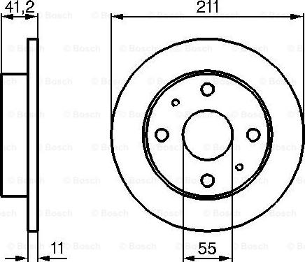 BOSCH 0 986 479 119 - Kočioni disk www.molydon.hr